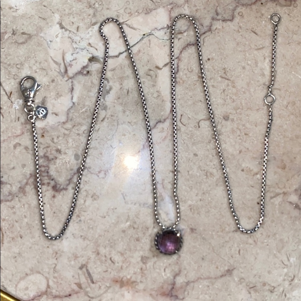 David Yurman Pendant with Amethyst